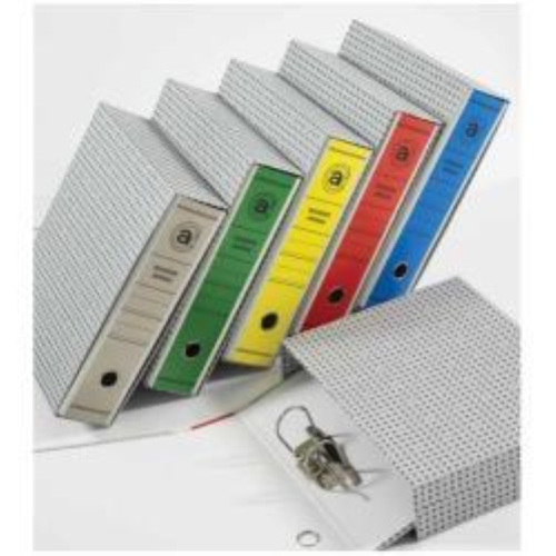 BREFIOCART UNIVERSALE REGISTRATORE FORMATO PROTOCOLLO 285X350X80 mm COL. ROSSO CONF 12 Pz.